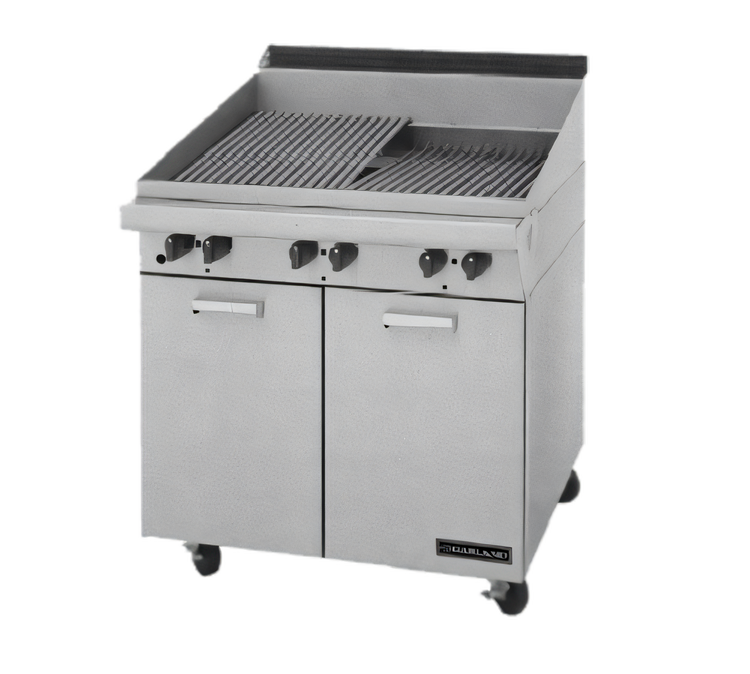 Product image #1 for Garland Master Series 24-Inch Gas Charbroiler with Briquettes, Storage Base and Reversible Grates