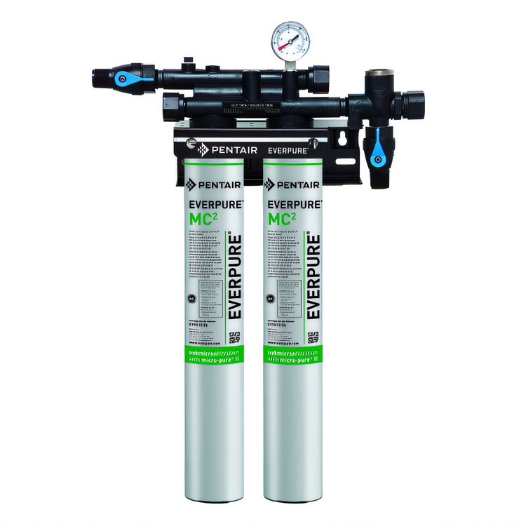 Product image #1 for Everpure QC7I Twin MC2 Fountain Beverage Water Filtration System