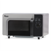 Amana Commercial RMS10DSA 0.8 Cu. Ft. 1000 Watt Dial-Control Countertop Microwave Oven