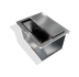 Thumbnail image #1 for Steel Works Stainless 18 Inch x 18 Inch Insulated Drop-In Ice Bin with Sliding Cover, 65 lb. Capacity