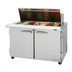 Thumbnail image #1 for Turbo Air PRO Series 48-1/4-Inch Wide Mega Top Sandwich/Salad Prep Table, Two-Section, 18-Pan, Self-Contained Refrigeration
