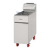 Thumbnail image #1 for Migali Competitor Series® Commercial Natural Gas Floor Fryer, 15.6