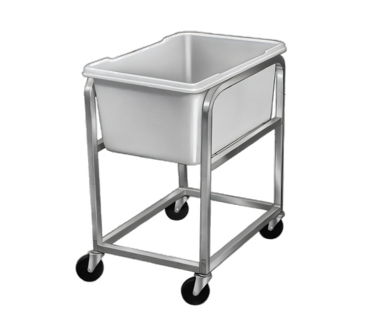Product image #1 for Jumbo Poly Ingredient Cart with Included 19-Gallon Lug, 19 x 31 x 30 Inches