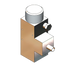 Thumbnail image #1 for T&S Brass Soap Injector Valve with 1/2