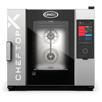 Thumbnail image #1 for UNOX CHEFTOP-X XADA-06FS-GXLS Full-Size Gas Combi Oven, 6 x 18 x 26 Pan Capacity, Natural Gas/Propane, Right-Hinged Door