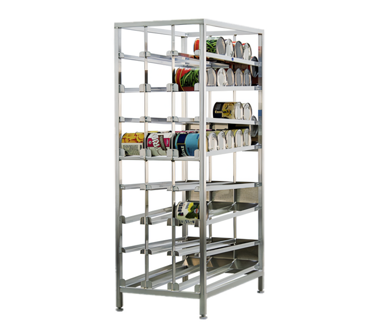 Product image #1 for Economy First In, First Out Stationary Can Rack for #10 Cans, 156 Capacity