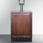 Thumbnail image #1 for Summit Commercial SBC7BRSIFCF2 Cold Brew Coffee Kegerator, Dual-Tap, Panel-Ready, Holds Two 1/6 Kegs
