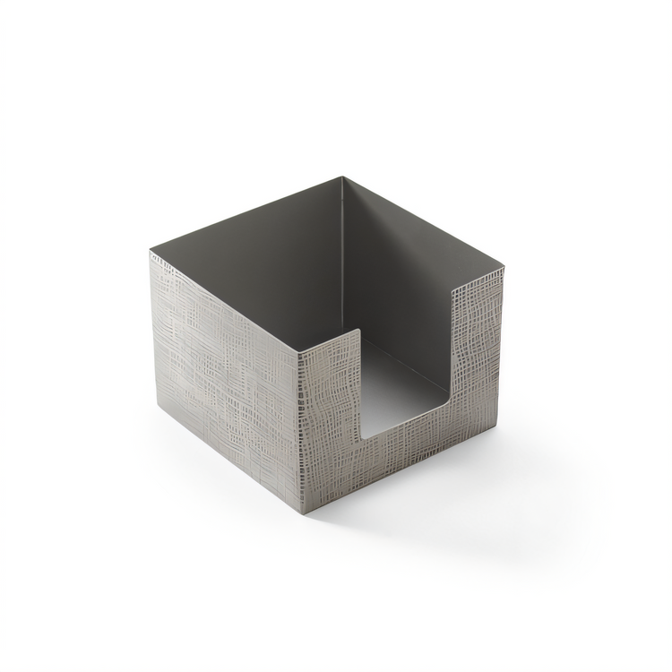 Product image #1 for American Metalcraft Etched Stainless Steel Tabletop Napkin Holder, 5-1/2 x 4 Inch