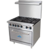 Thumbnail image #1 for Comstock-Castle R6 36-Inch Commercial Gas Range with 6 Open Burners and Standard Oven