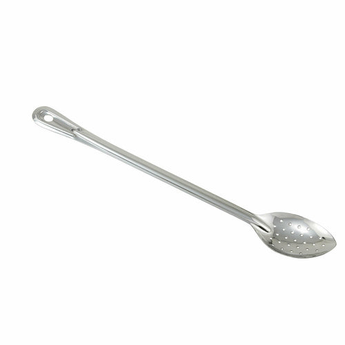 Product image #1 for Winco 18-Inch Perforated One-Piece Heavy-Duty Stainless Steel Basting Spoon