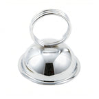 Thumbnail image #1 for Winco MH-2 Stainless Steel Ring-Type Menu/Card Holder, 2-1/2 x 2-1/3 Inches Case of 20