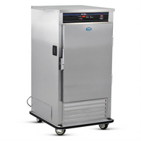 Universal Mobile Refrigerated Cabinet / Portable Refrigerator for Covered Plates, 48-60 Plate Capacity, Stainless Steel