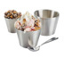 Thumbnail image #1 for American Metalcraft 7 oz. Double Wall Stainless Steel Sauce Cup, Satin Finish