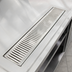 Thumbnail image #1 for John Boos Weld-In Stainless Steel Urn Trough with Removable Grate and 1 Inch MPT Drain, 18 Inch x 4-3/4 Inch