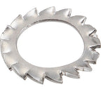 Thumbnail image #1 for AllPoints Foodservice Parts & Supplies 1101324 Anti-Rotation Star Washer, Stainless Steel, 1/16 in Thick