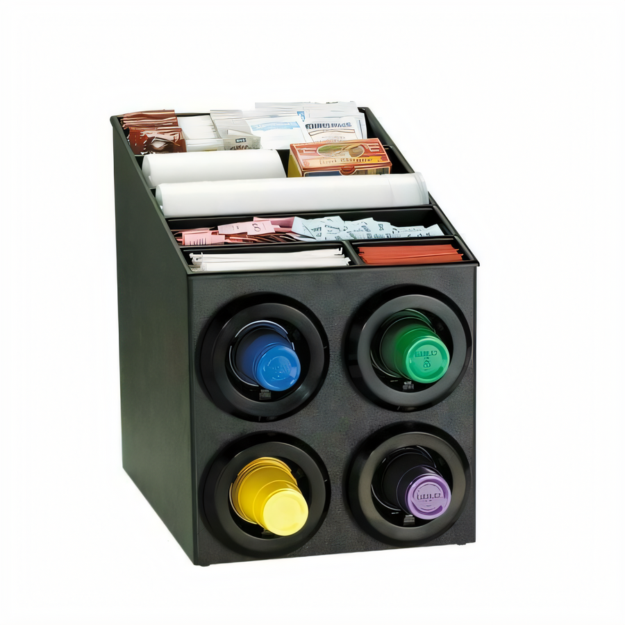Product image #1 for Dispense-Rite Countertop Cup and Lid Dispensing Cabinet with 4 Cup Dispensers