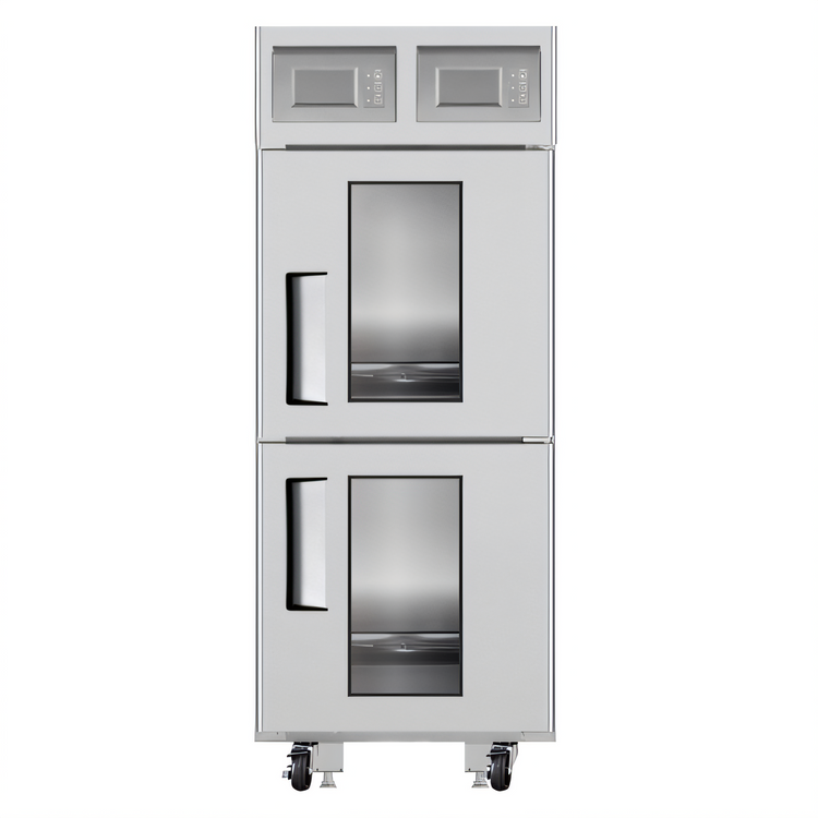 Product image #1 for Turbo Air Bake Tech Innovation Radiance 2-Section Dough Conditioner Freezer/Refrigerator/Proofer Cabinet