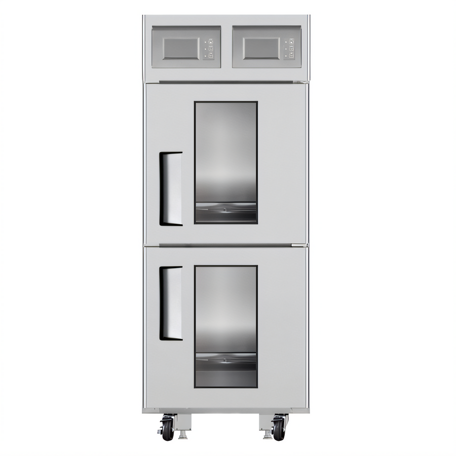 Product image #1 for Turbo Air Bake Tech Innovation Radiance 2-Section Dough Conditioner Freezer/Refrigerator/Proofer Cabinet