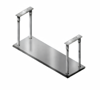 Advance Tabco Ceiling-Mounted Single-Deck Stainless Steel Shelf, 84 x 18 Inches, 1-5/8-Inch Posts