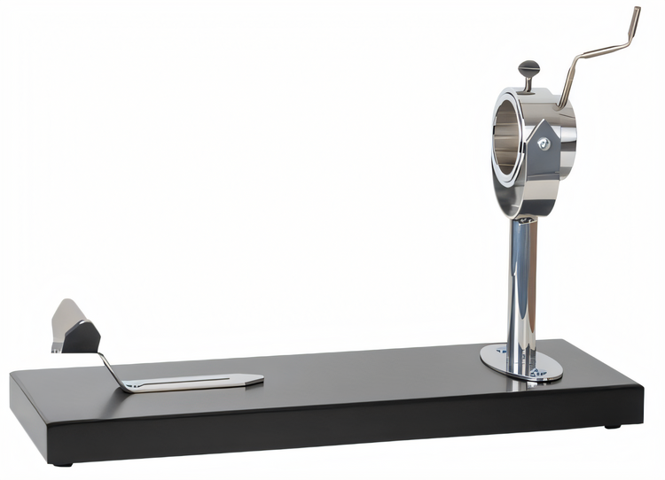Product image #1 for Prosciutto Holder with Wooden Base and Rotating Handle