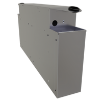 Glastender SHP-6 6-Inch Pass-Thru Underbar Soda Gun Holder with Integral Drip Pan