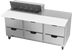 Thumbnail image #1 for Beverage-Air 72-Inch Three-Section Refrigerated Sandwich Prep Table with 6 Drawers