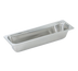 Thumbnail image #1 for Vollrath Miramar Plain 1/2 Size Long Solid Stainless Steel Food Pan, 3 Qt.
