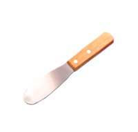 American Metalcraft 8-Inch Stainless Steel Sandwich Spreader with Wooden Handle