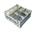 Thumbnail image #1 for Lamber Full-Size Gray Plastic 9-Compartment Glass Rack for 16 x 16 Undercounter Glasswashers