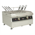 Thumbnail image #1 for Omcan Countertop Double Tank Electric Pasta Cooker, Stainless Steel, 2 x 9 L Tanks