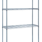 Thumbnail image #1 for Quantum RWR72-1836LD 4-Tier Chrome Wire Shelving Unit, 36W x 18D x 72H, 300 lb. Per Shelf