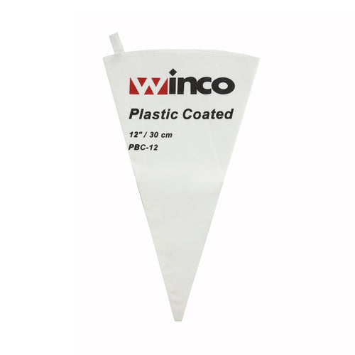 Product image #1 for Winco 12-Inch Cotton Pastry Bag with Polyurethane-Coated Interior