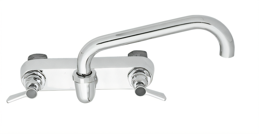 Product image #1 for Fisher Commercial Backsplash Mount Faucet with 8-Inch Centers and 10-Inch Swing Spout