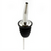 Thumbnail image #1 for Chrome Plated Seamless Tapered Liquor Pourer With BPA-Free Plastic Cork