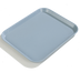Thumbnail image #1 for Carlisle Glasteel 18 x 14 Inch Rectangular Fiberglass Cafeteria Tray - Ice Blue