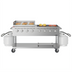 Thumbnail image #1 for KoolMore 60-Inch 8-Burner Commercial Outdoor Propane Grill with 30-Inch Griddle