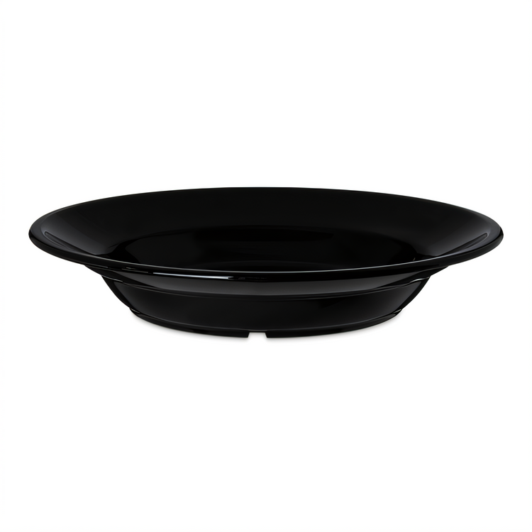 Product image #1 for Carlisle 12 oz Black Polycarbonate Soup Bowl, 9-Inch Diameter