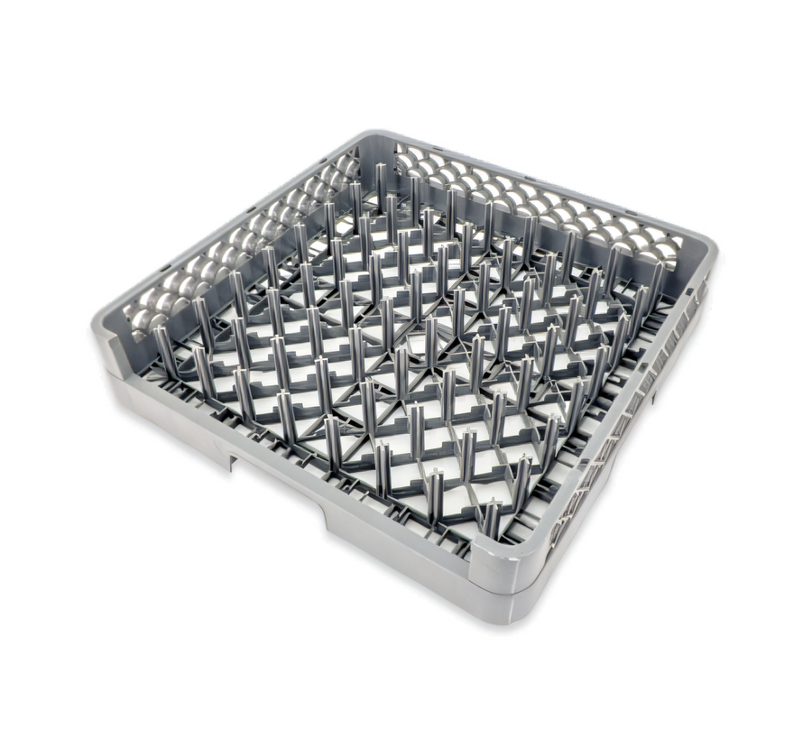 Product image #1 for Crestware Full-Size Open-End Peg Plate & Tray Dishwasher Rack with Handgrips