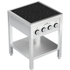 Thumbnail image #1 for Eurodib USA FCIHD435OS3PH Freestanding 4-Zone Induction Cooktop, Stainless Steel, 208V 3-Phase