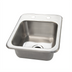 Thumbnail image #1 for BK Resources Deep Drawn Single-Compartment Drop-In Sink with 9 x 9 x 5-Inch Bowl, 304 Stainless Steel