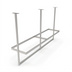 Thumbnail image #1 for John Boos Ceiling-Mounted Square Stainless Steel Pot Rack with 21 Double Hooks