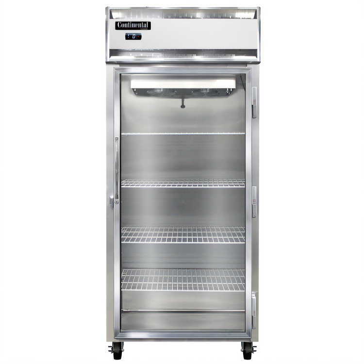 Product image #1 for Continental Refrigerator 1FXNGD One-Section Extra-Wide Display Reach-in Freezer with Glass Door