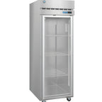 Thumbnail image #1 for Hoshizaki Steelheart F1A-FG One-Section Glass-Door Reach-In Freezer, 23.1 cu. ft., Stainless Steel, Top-Mounted Self-Contained
