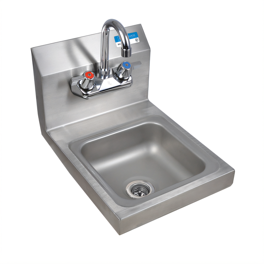 Product image #1 for BK Resources Space Saver 9 x 9 Wall-Mount Hand Sink Package with Lead-Free Faucet