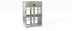 Thumbnail image #1 for Delfield DSLHPT2-GH Two-Section Heated Pass-Thru Holding Cabinet with Half-Height Glass Doors
