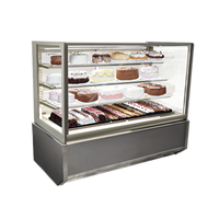 Federal Industries Italian Glass Series 36-Inch Floor Model See-Thru Self-Contained Refrigerated Display Case