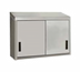 Thumbnail image #1 for Advance Tabco WCS-15-72 Wall-Mounted Enclosed Stainless Steel Storage Cabinet with 2 Sliding Doors and Shelf