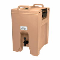 Cambro Ultra Camtainer 10.5 Gallon Insulated Beverage Carrier, Coffee Beige