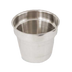 Thumbnail image #1 for Crestware 4 Qt Round Inset Pan, 18/8 Stainless Steel, Polished Mirror Finish