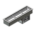 Thumbnail image #1 for Advance Tabco Slimline Drop-In 3-Well Refrigerated Cold Pan Unit for Full-Size Pans
